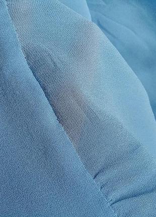 Голубая блуза из вискозы in wear 12-14 размер8 фото