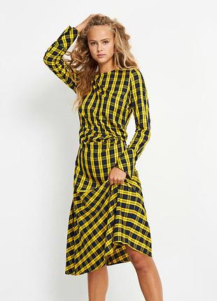 Яскраве стильне плаття в клітку✨👍✨✨👍✨envil