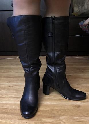 Новые кожаные стильные сапожки немецкой фирмы no stress