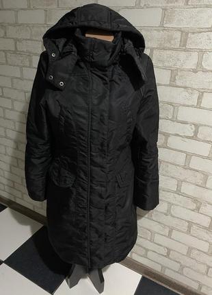 Длинная куртка/пуховик пальто,плащ honey winter jacket couture  размер л4 фото