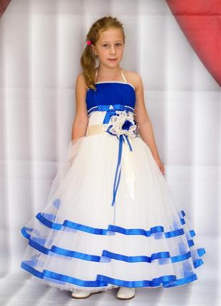 Нарядное детское платье 5-7 лет