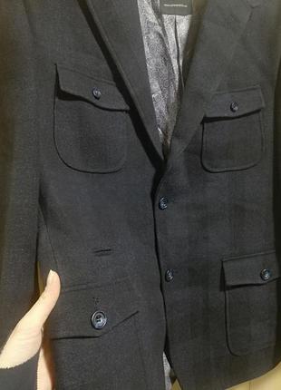 Пальто з класичним кишенями5 фото
