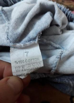 Лосини з джинсовим принтом 4