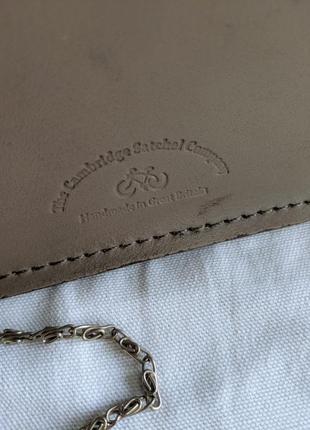 Cambridge satchel co 11-13 кожаная сумка light brown3 фото