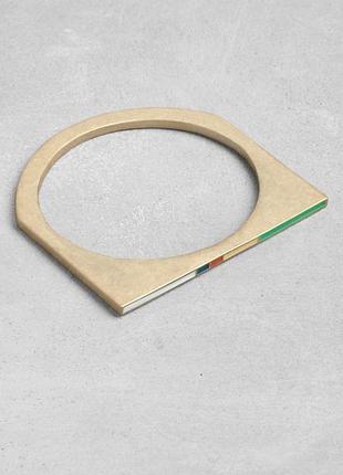 Металлический браслет со вставкой из эмали & other stories # металлический браслет