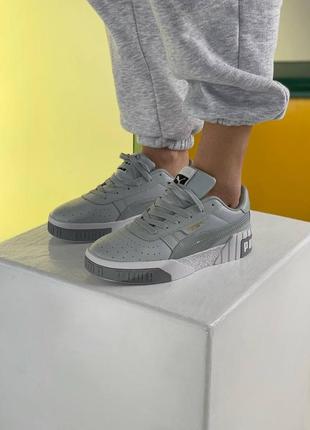 Женские кроссовки puma cali grey