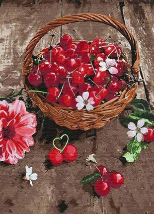 Картина за номерами вишнева радість ід