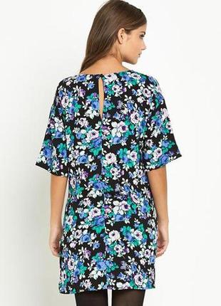 Чудесное, натуральное платье «в цветы» , glamorous (англия), р. м