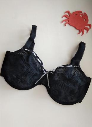 80-e легкий бюст-сіточка з дрібною вишивкою по чашці naturally close