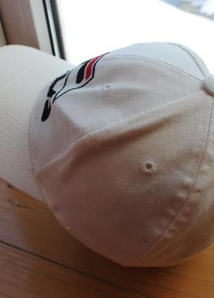 Винтажная унисекс кепка vintage 90's fila big logo cap hat snapback3 фото