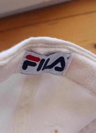 Винтажная унисекс кепка vintage 90's fila big logo cap hat snapback6 фото