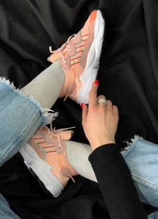 🧡🌺adidas ozweego🌺🧡женские кроссовки адидас весна - лето, кросівки адідас жіночі6 фото