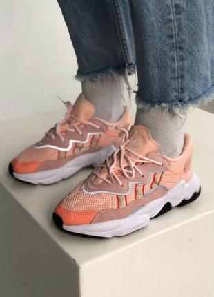 🧡🌺adidas ozweego🌺🧡женские кроссовки адидас весна - лето, кросівки адідас жіночі8 фото