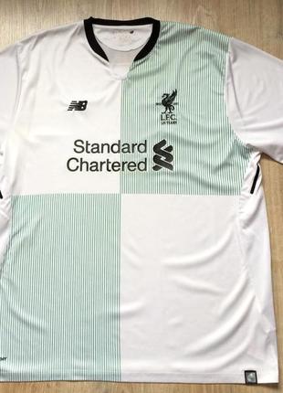 Мужская футболка форма new balance liverpool 2017 2018 away7 фото