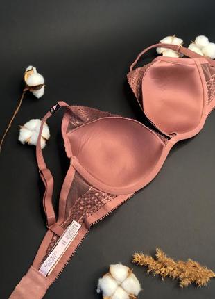 Шикарный кружевной бюстгальтер lightly lined lace plunge bra vs5 фото