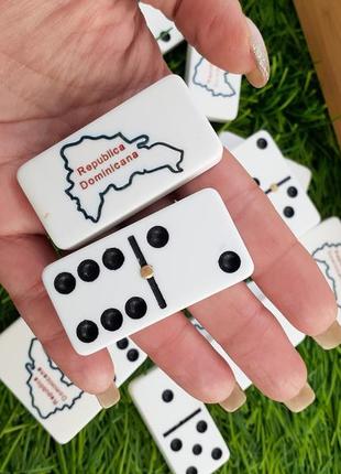 Домино dominoes republica dominicana карбамид в деревянной коробке5 фото