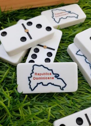 Доміно dominoes republica dominicana карбамід в дерев'яній коробці4 фото