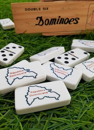 Доміно dominoes republica dominicana карбамід в дерев'яній коробці10 фото