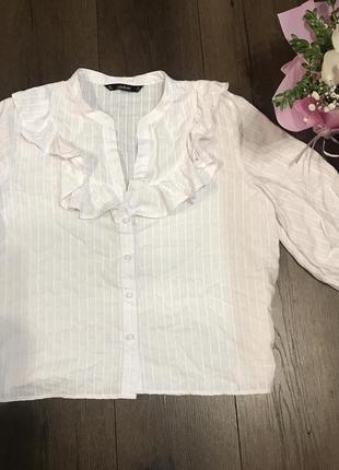 Красивая блуза, рубашка с рюшами2 фото