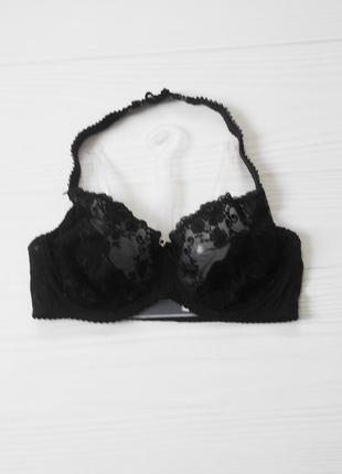 Черный бюстгальтерс кружевом  мягкая чашка 90e 🌺