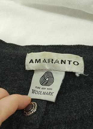 Улётный кардиган woolmark качество люкс amaranto шерстяной ламб овечья серый3 фото