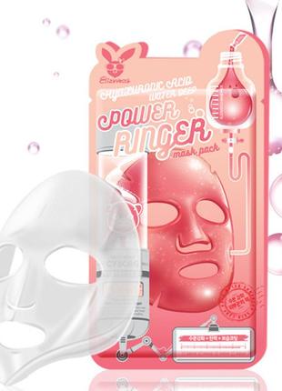 Маска с гиалуроновой кислотой elizavecca hyaluronic acid water deep power ringer mask pack2 фото