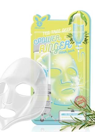 Маска для проблемной кожи лица elizavecca tea tree deep power ringer mask2 фото