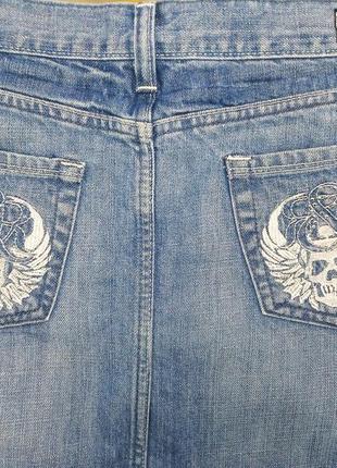 Спідниця victoria beckham джинсова міні m/l8 фото