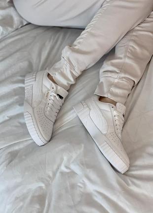 Женские кроссовки puma cali white