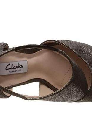 Р.37 -42   clarks кожаные босоножки.   оригинал2 фото