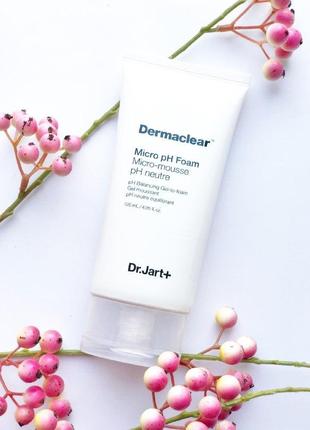 Пінний гель-пінка dr.jart+ dermaclear micro ph foam micro-mousse dr jart