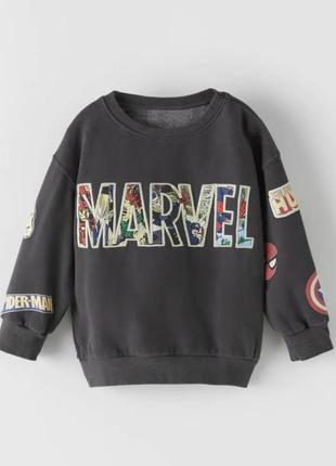 Толстовка © marvel zara розміри 80см, 92см