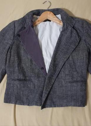Твидовый винтажный пиджак м2 фото