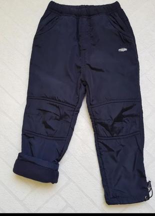 Венгрия качество супер болоневые теплые  штаны на флисе 122 128