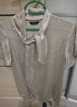 Блуза з натурального шовку. s(.42)5 фото
