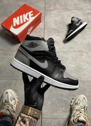 Чоловічі кросівки nike air jordan 1 retro high shadow 40-41-42-43-44-45