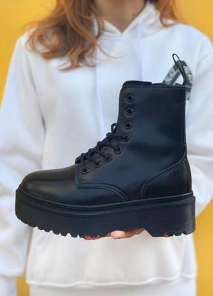 Dr. martens jadon monoblack черевики жіночі мартинсы черевики жіночі