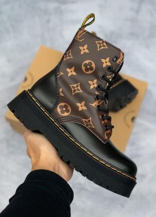 Dr. martens x lv jadon black черевики жіночі мартинсы черевики жіночі