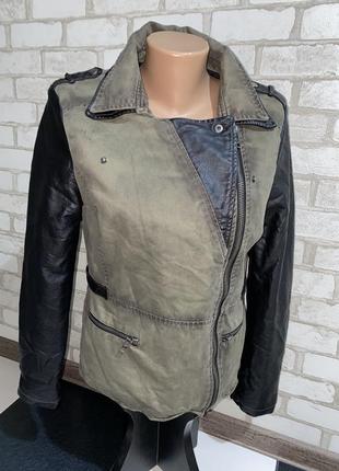 Стильная куртка/косуха,ветровка  цвет хаки  бренд fb sisters6 фото