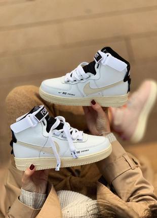 Nike air force high utility, женские высокие кроссовки найк весна-осень