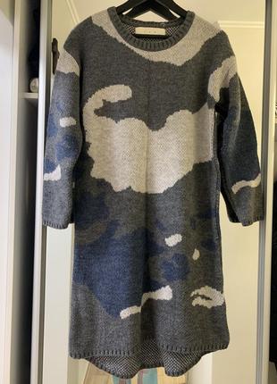 Сукня светр тепле pan для вагітної1 фото