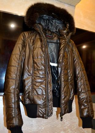 Брендовая стильная зимняя куртка refrigiwear хс.система wind-prooft.8 фото