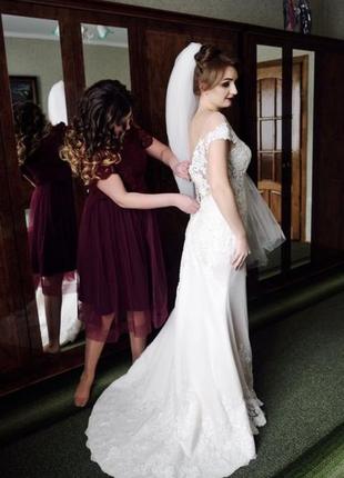 Весільна сукня-плаття4 фото