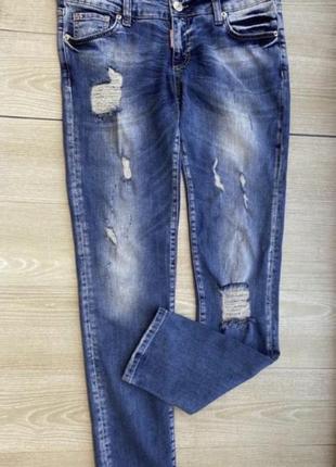 Жіночі люксові джинси dsquared2 італія, рвані джинси люкс9 фото