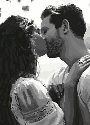 Картина по номерам настоящие чувства ид 40*40