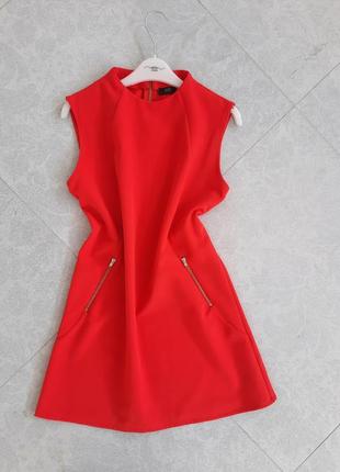 Красное мини платье f&f s/8/361 фото