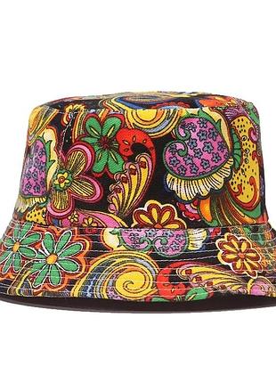 Панама двостороння квіти (візерунки), унісекс