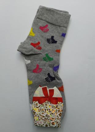 Шкарпетки жіночі середньої висоти з принтом inaltun туреччина