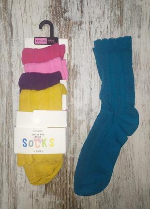 Набор 5 шт носки на 7-11 лет george