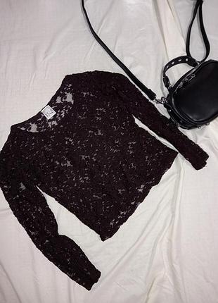 Кроп-топ кофточка блузка з довгим рукавом!!